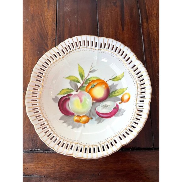 Ucago Reticulated China Hand Painted From Japan - Picture 4 of 7